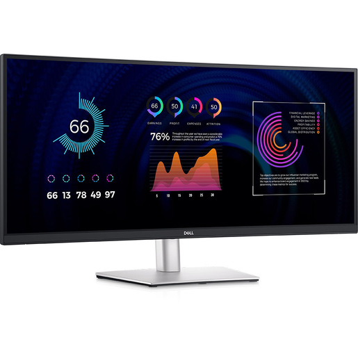 Image of DELL P Series P3424WE Monitor PC 86,7 cm (34.1'') 3440 x 1440 Pixel 4K