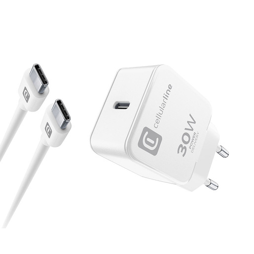 Image of Cellularline USB-C CHARGER KIT USB-C 30W