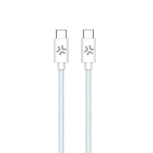 Image of Celly USBCUSBCCOTTLB cavo USB 1,5 m USB C Blu, Bianco