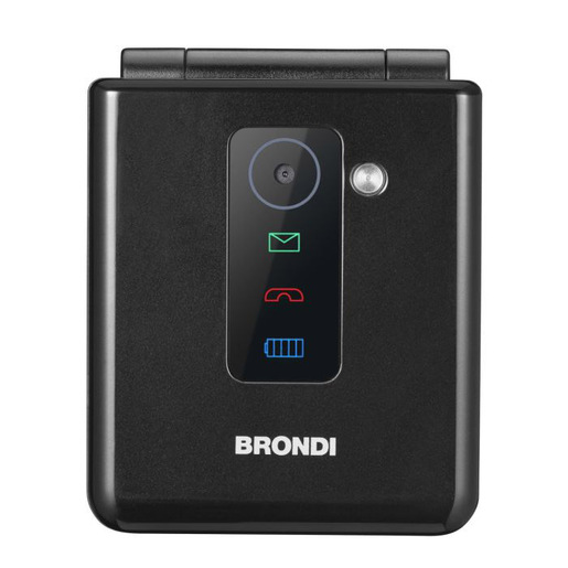 Image of Brondi Flipper 6,1 cm (2.4'') Nero Telefono cellulare basico