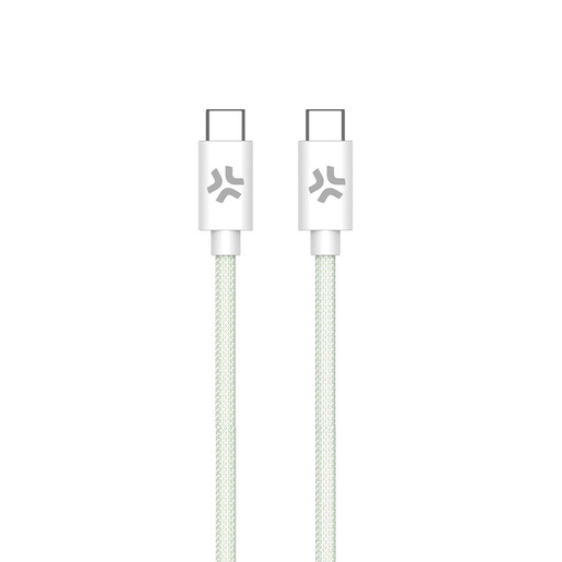 Image of Celly USBCUSBCCOTTGN cavo USB 1,5 m USB C Verde, Bianco