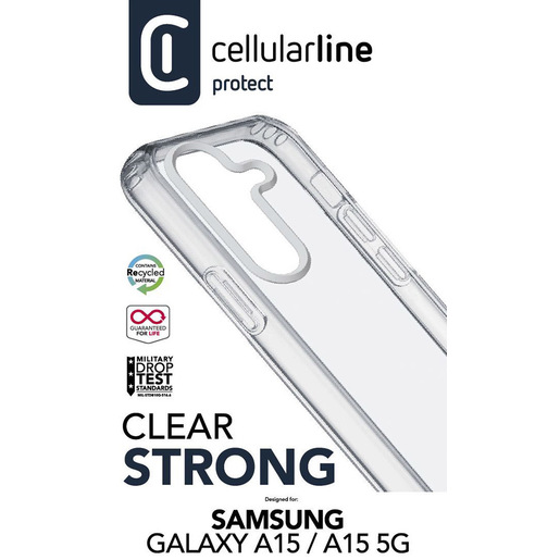 Image of Cellularline Clear Strong - Galaxy A15 5G