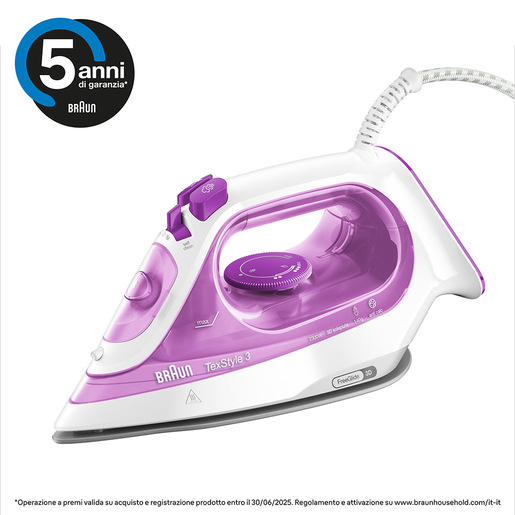 Image of Braun TexStyle 3 SI3030PU Ferro da stiro Purple