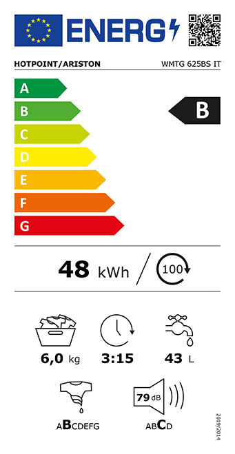 Lavatrice a libera installazione Hotpoint WMTG 6524BS IT - Hotpoint IT