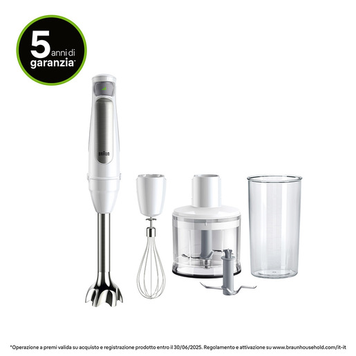 Image of Braun MultiQuick 7 MQ7035I Minipimer Frullatore ad immersione Silver