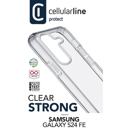 Image of Cellularline Clear Strong - Galaxy S24 FE