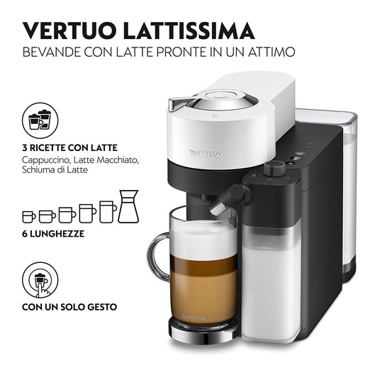 Image of De’Longhi Lattissima One ENV300.W Automatica Macchina per caffè a caps