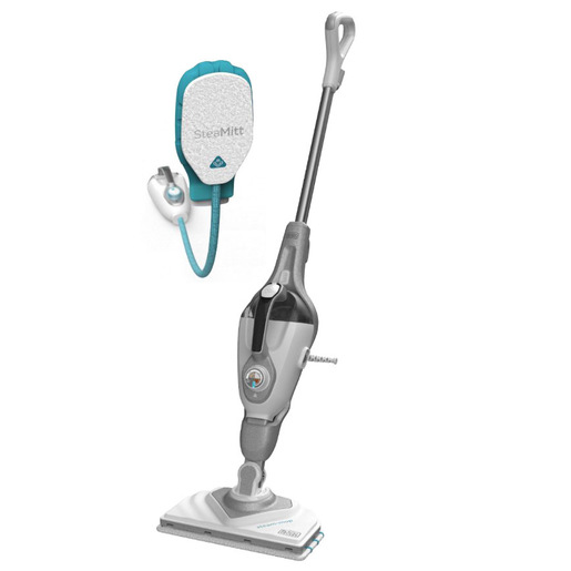 Image of Black & Decker Steam-Mop + SteaMitt Steam mop 0,5 L 1600 W Grigio