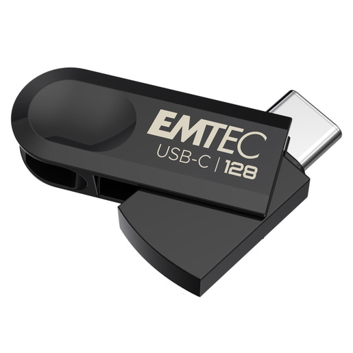 Emtec C280 unità flash USB 128 GB USB tipo-C 3.2 Gen 1 (3.1 Gen 1) Nero